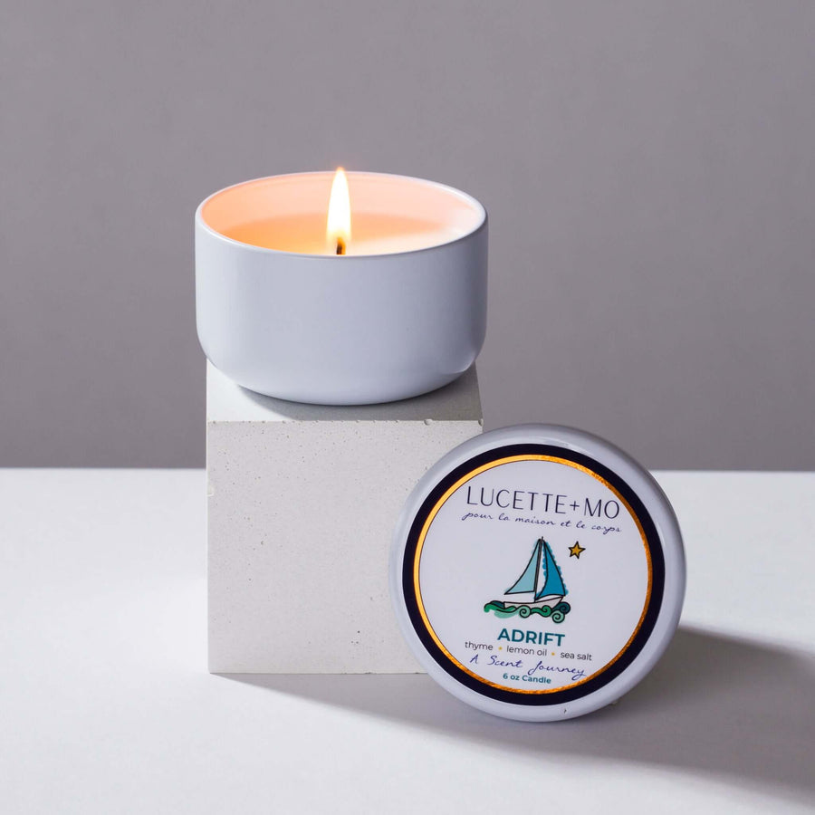 Lucette + Mo 6 oz travel candle